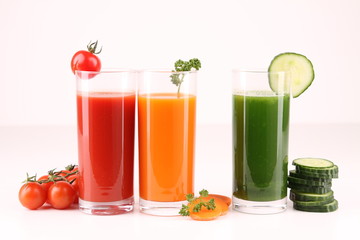 fresh vegetables juice