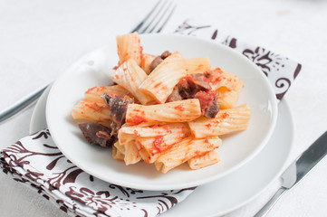 Pasta with meat