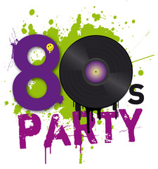 80er Party Logo
