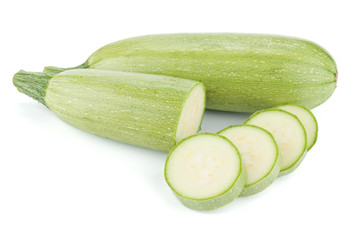 Fresh sliced marrow vegetable