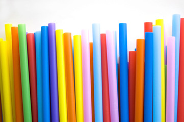 colorful straws