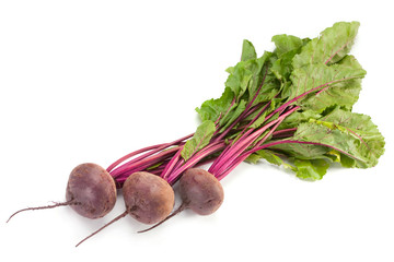 Betroot with leaf