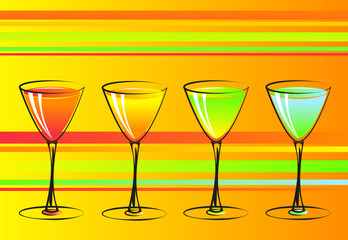 bunte cocktails
