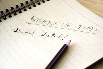working time notice