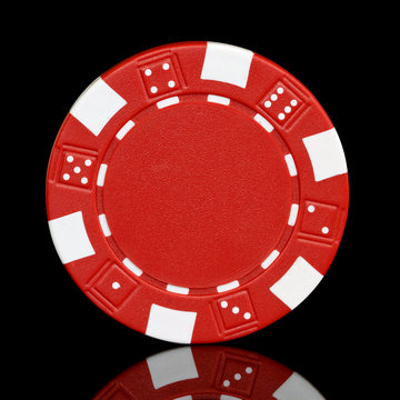 Red Poker Chip