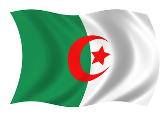 Republic Of Algeria Flag