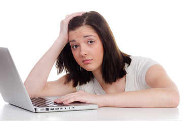 genervter teenager