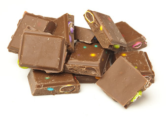 chocolate pieces