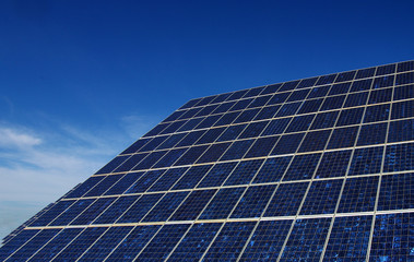 panel of a photovoltaic central in Portugal