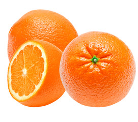 orange isolated on white background
