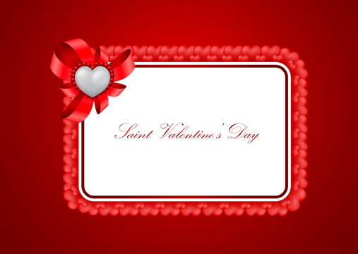 vector Saint Valentine's Day greeting card
