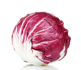 Obraz premium red cabbage isolated on white