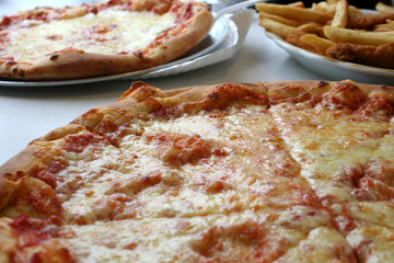 Pizza, Chicken and Fries