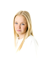 Naklejka premium Blond woman