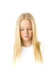 Naklejka premium Blond woman