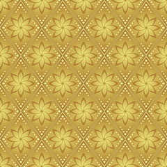 gold vector seamless pattern for background