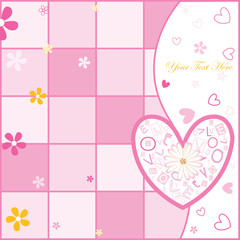 Valentine's day postcard