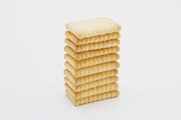 積み重ねたビスケット
