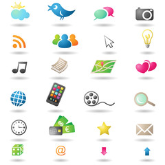 Colorful icons