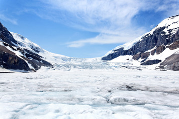 Columbia Icefield in den Rocky Mountains, Kanada