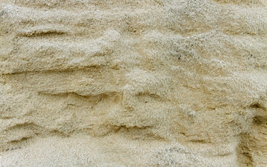 Sand wall.