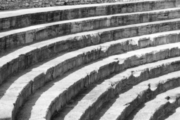 Steps of old amphitheater - Ohrid