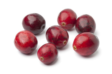 Fresh red cranberries