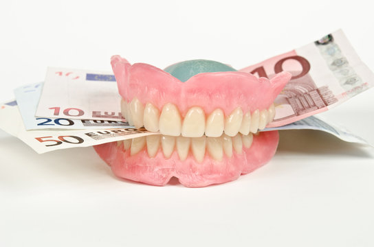 teure neue Zähne, Zahn Wachsaufstellung