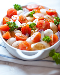 Fresh vegetables for healthy dinner