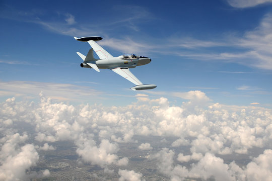 Cold War era jetfighter