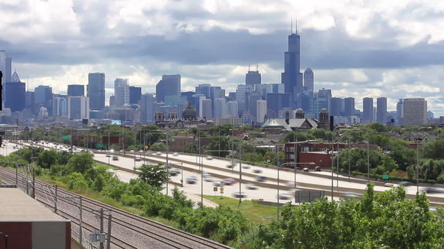 Chicago Skyline Time Lapse