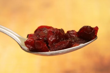 Dried cranberries.