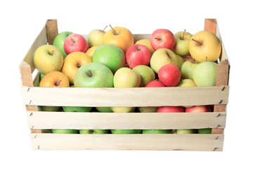 crate of apples