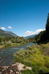 Fototapeta na wymiar Overview of a river