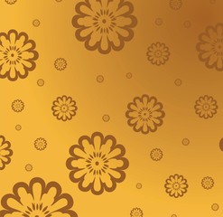 Fototapeta na wymiar gold floral texture