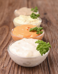 dips in bowl