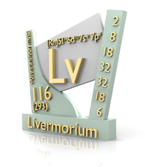 Livermorium form Periodic Table of Elements - V2