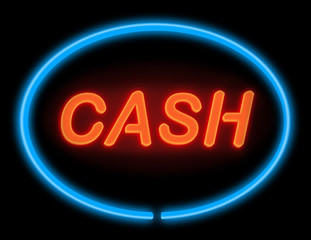 Easy cash concept.