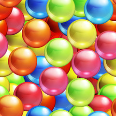Background with balls seamless