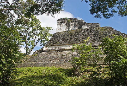 Ancient Maya structure in Guatemala