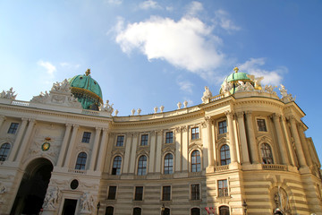 Fototapeta na wymiar Hofburg w Wiedniu