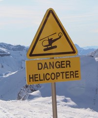 vorsicht Hubschrauber © Dieter Pregizer