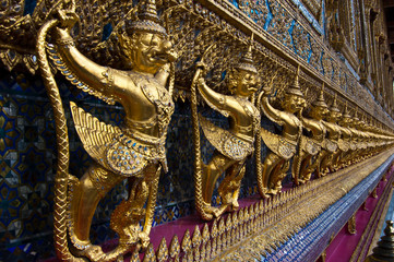the Garuda at Wat Phra Kaew in Thailand