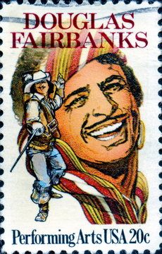 Douglas Fairbanks.1883-1939. Performing Arts. US Postage.