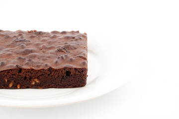 Fototapeta na wymiar brownie cake