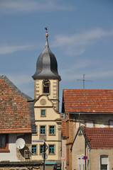 Fototapeta premium Altes Rathaus in Leistadt