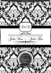 Vintage Deckblatt Design