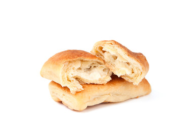 puff pastry isolated