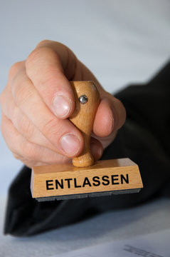 Stempel Entlassen
