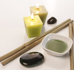 Bath additive with bamboo